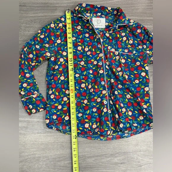 Printfresh Red Delicious Apple Two Piece Pajama Set-Small - Picture 4 of 11